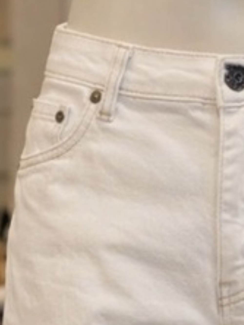 Tribal white stretchy Women's Jeans
